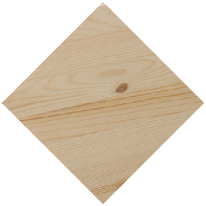 Madera de pino tratada